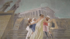 Studenti-restauratori per l'affresco del Quarenghi